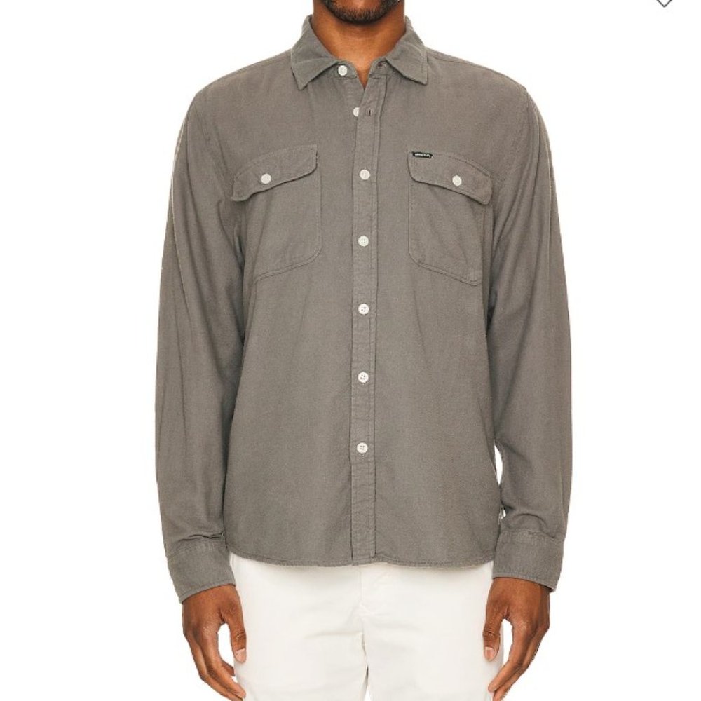 Brixton Bowery Long Sleeve Chamois Shirt (Small)
